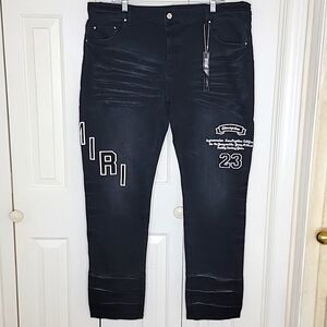 Amiri Fashion Casual Jeans Black Size 38